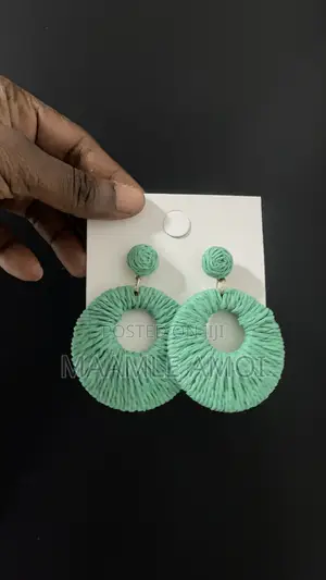 Bohemian Rafia Earrings