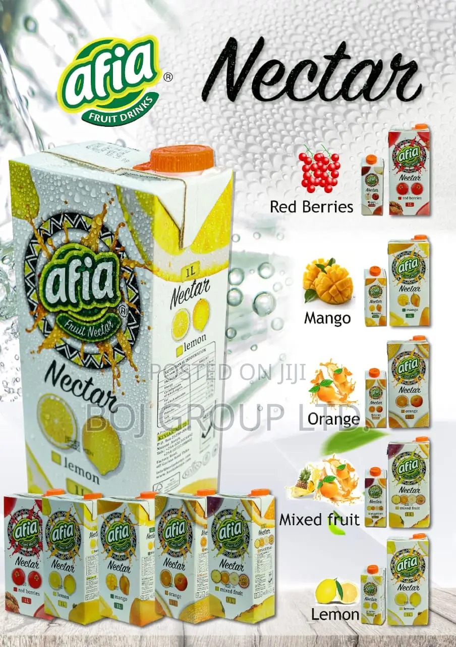 Afia Fruit Drinks And Beverages (Nectar)