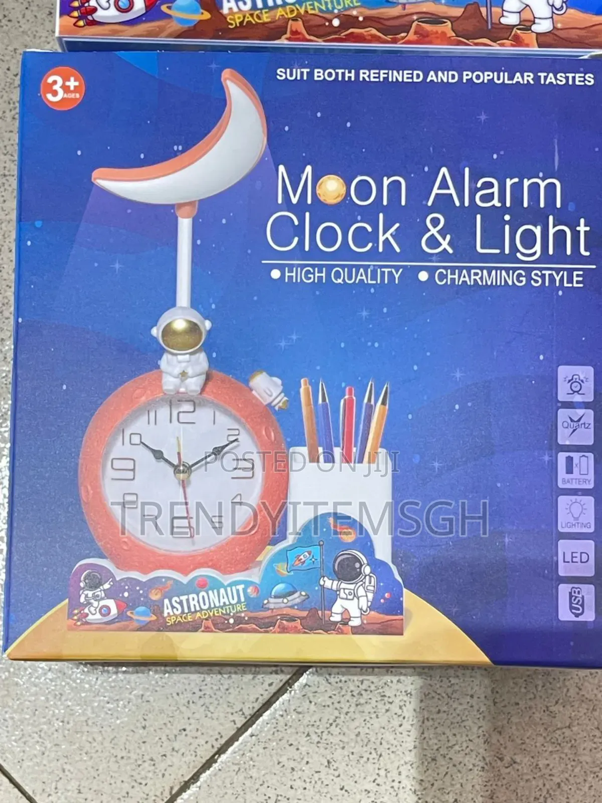 Moon Alarm Clock With Light