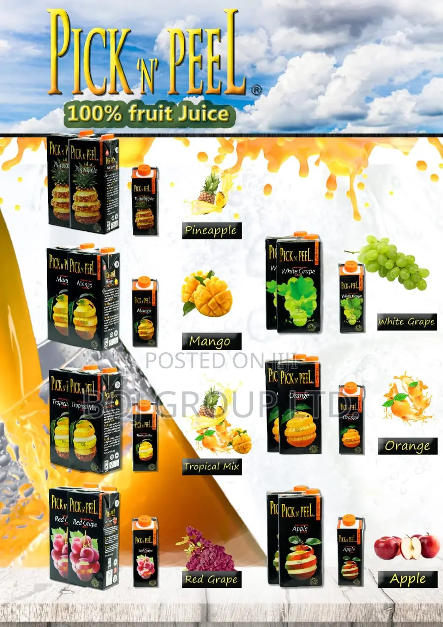 Pick 'N' Peel Fruit Juice and Beverages