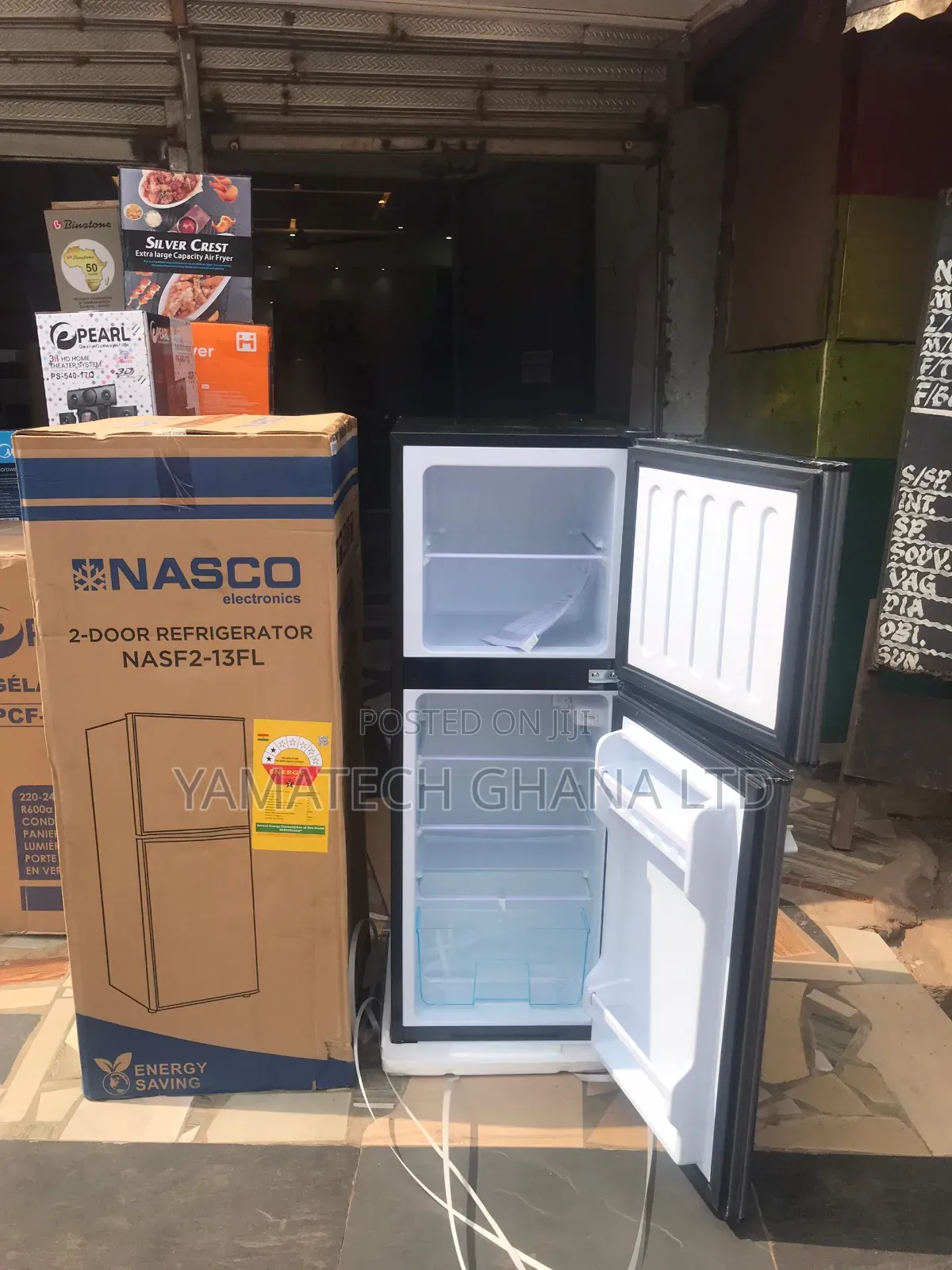 Energy Saving Nasco 112 Litre Refrigerator With Top Freezer