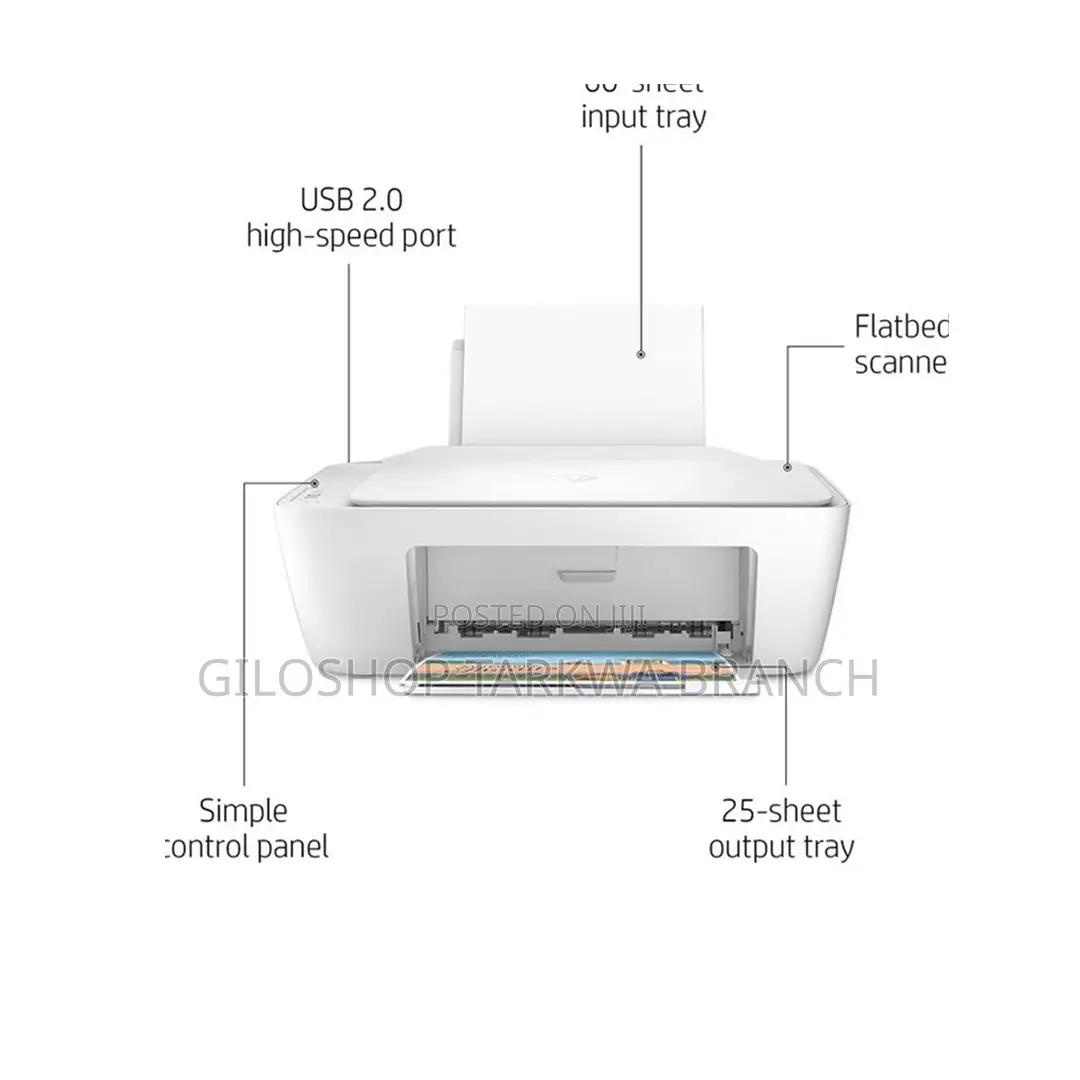 Hp Deskjet 2320 All-in-One Printer - Usb Printer - White