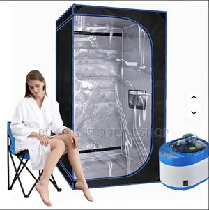 Portable Sauna Tent For Full Body Steam Bath(Slimming)- Black