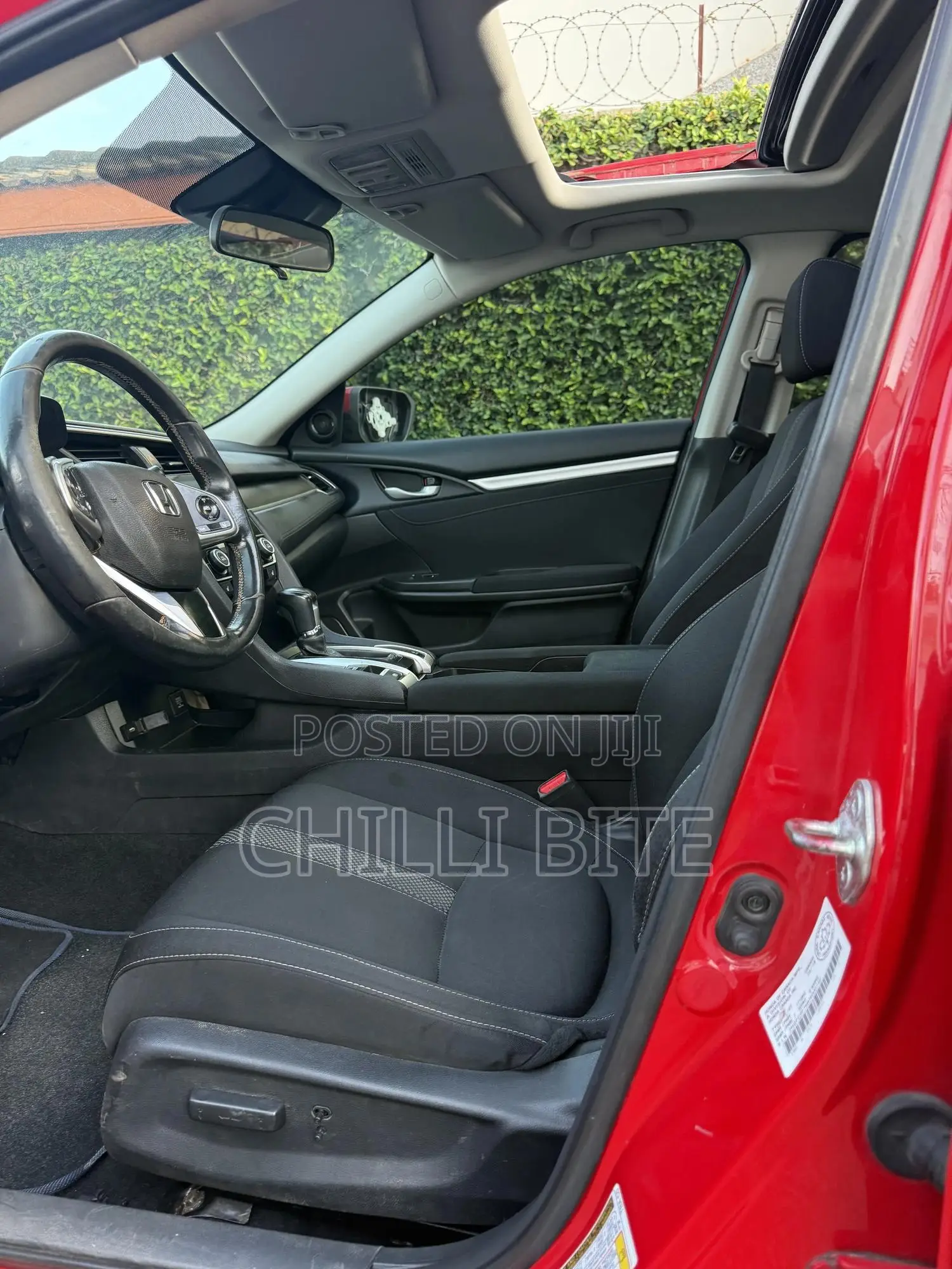 Honda Civic EX Sedan 2019 Red