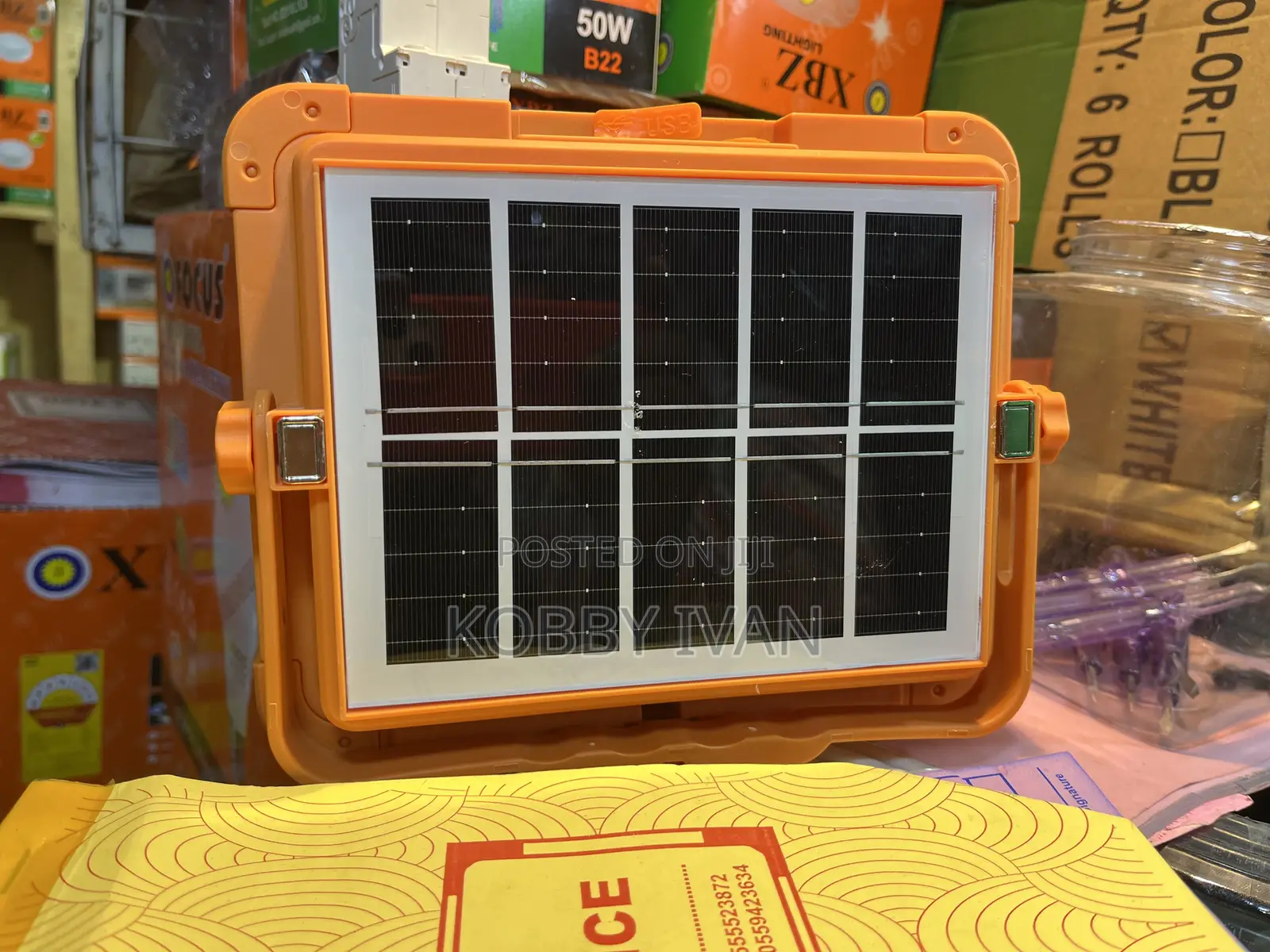 800w Portable Waterproof Solar Light