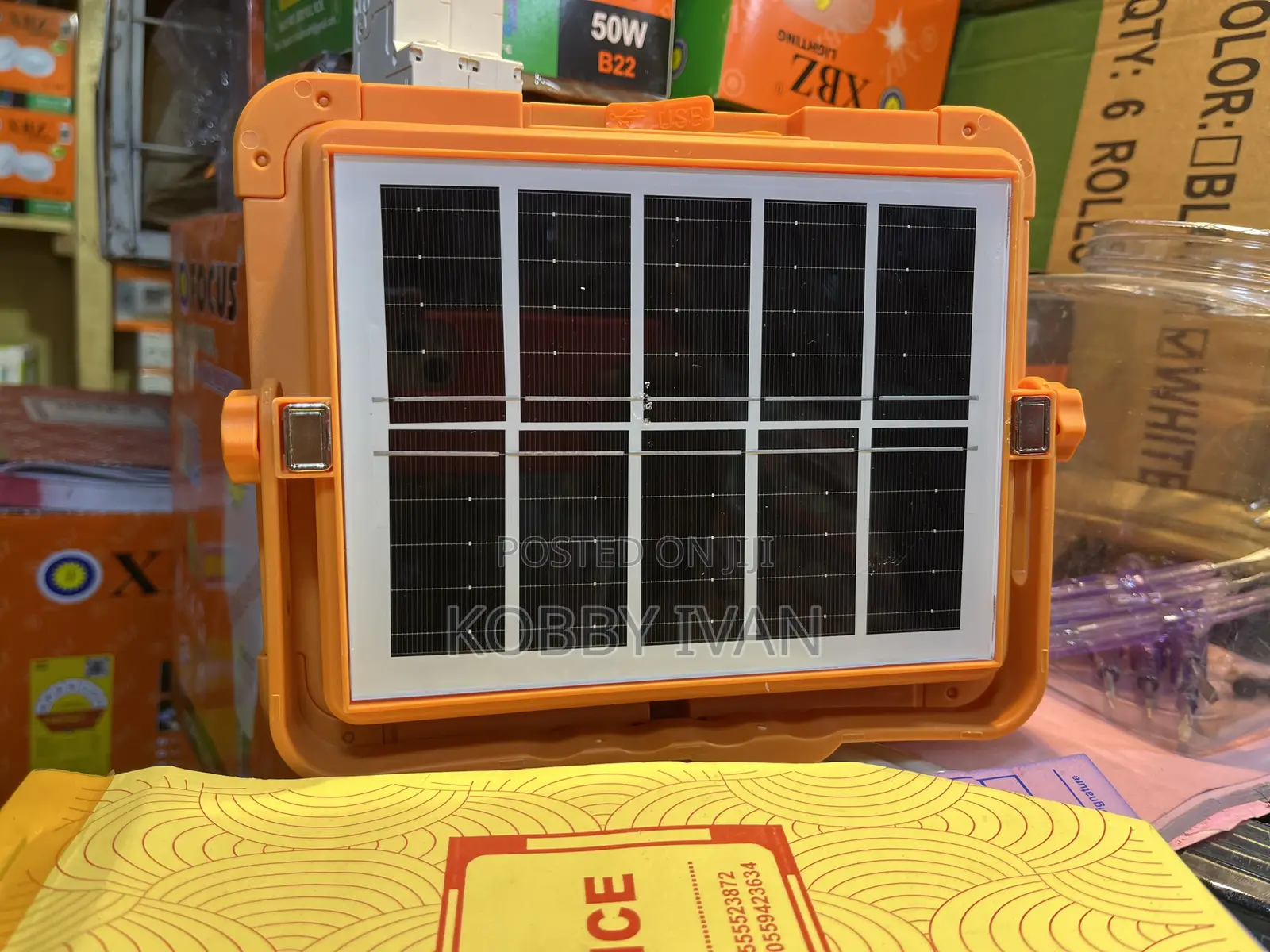 800w Portable Waterproof Solar Light