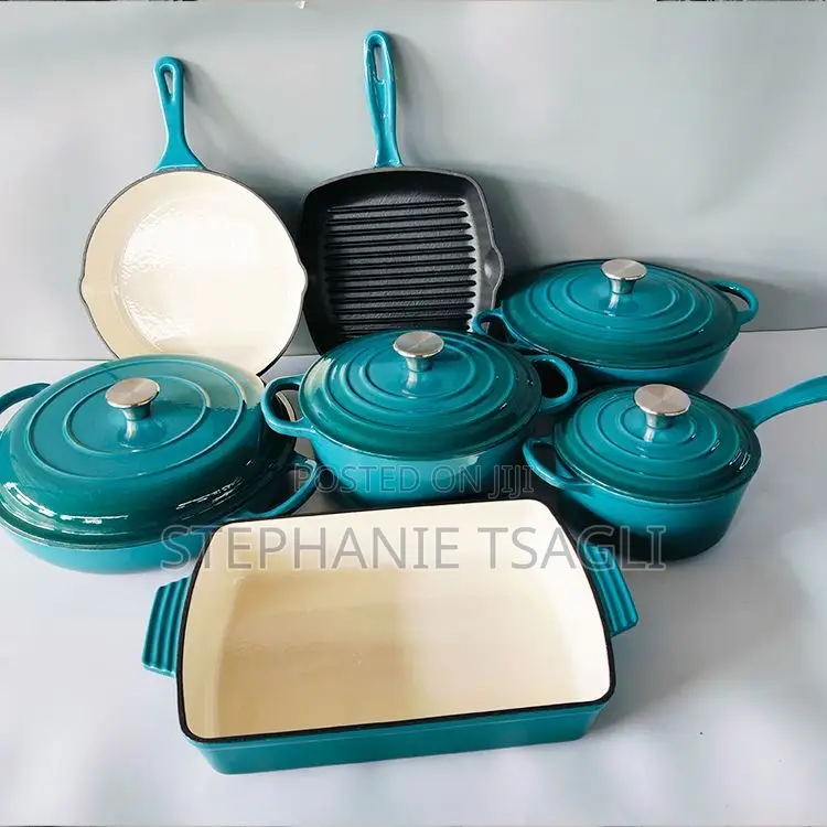11set Cast Iron Saucepan