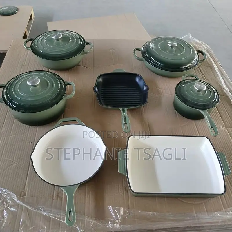 11set Cast Iron Saucepan