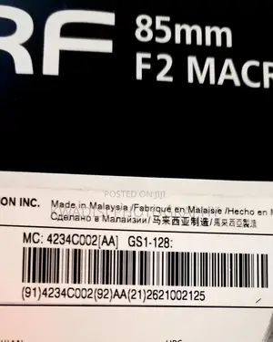 Canon Rf 85mm F/2 Macro Is Stm Lens