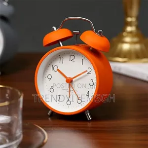 Metal Desk Bell Alarm Clock