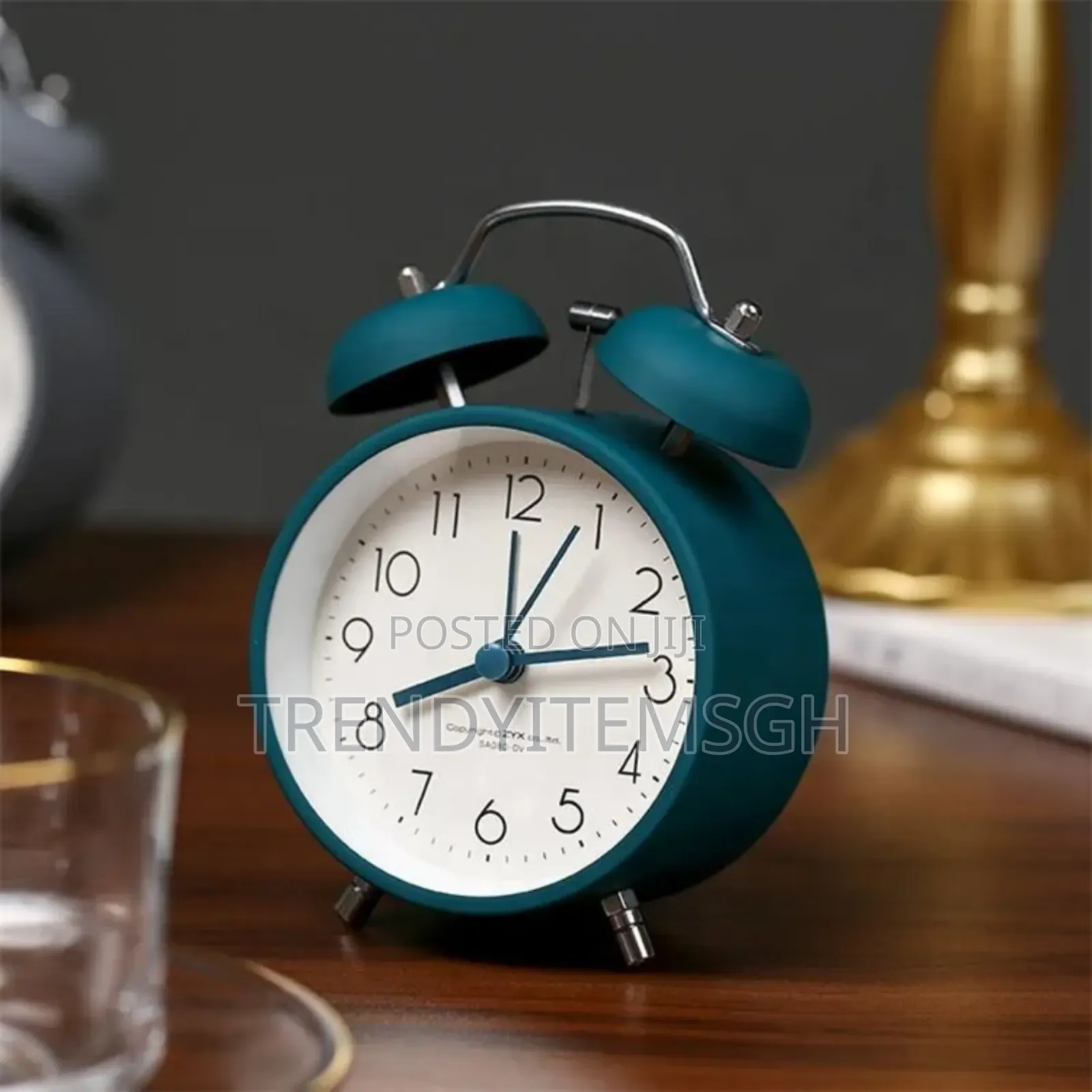 Metal Desk Bell Alarm Clock