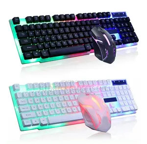 T6 Computer Desktop Gaming Keyboard Mouse Mechanical Led Light Backlit