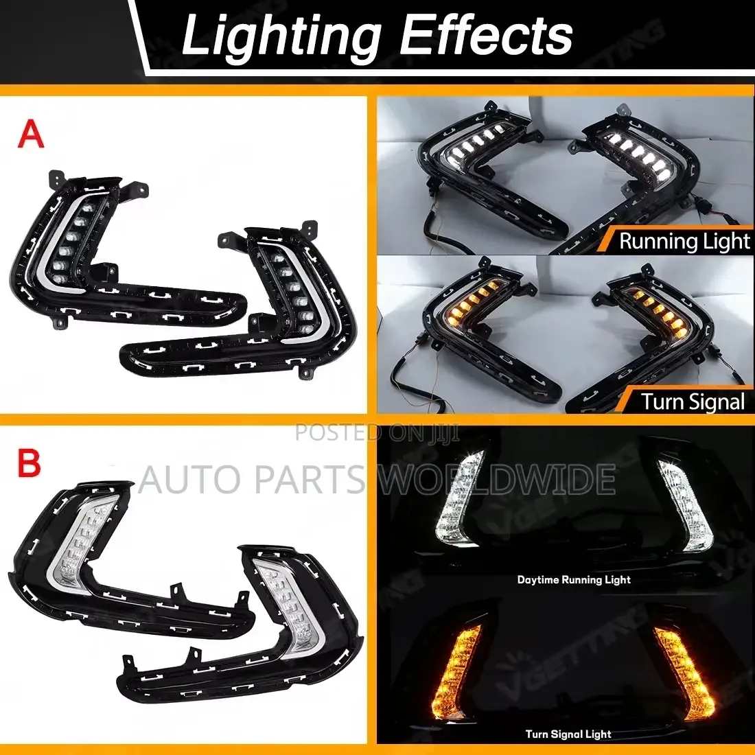 Hyundai Elantra Led Spec Foglights 2017-2019