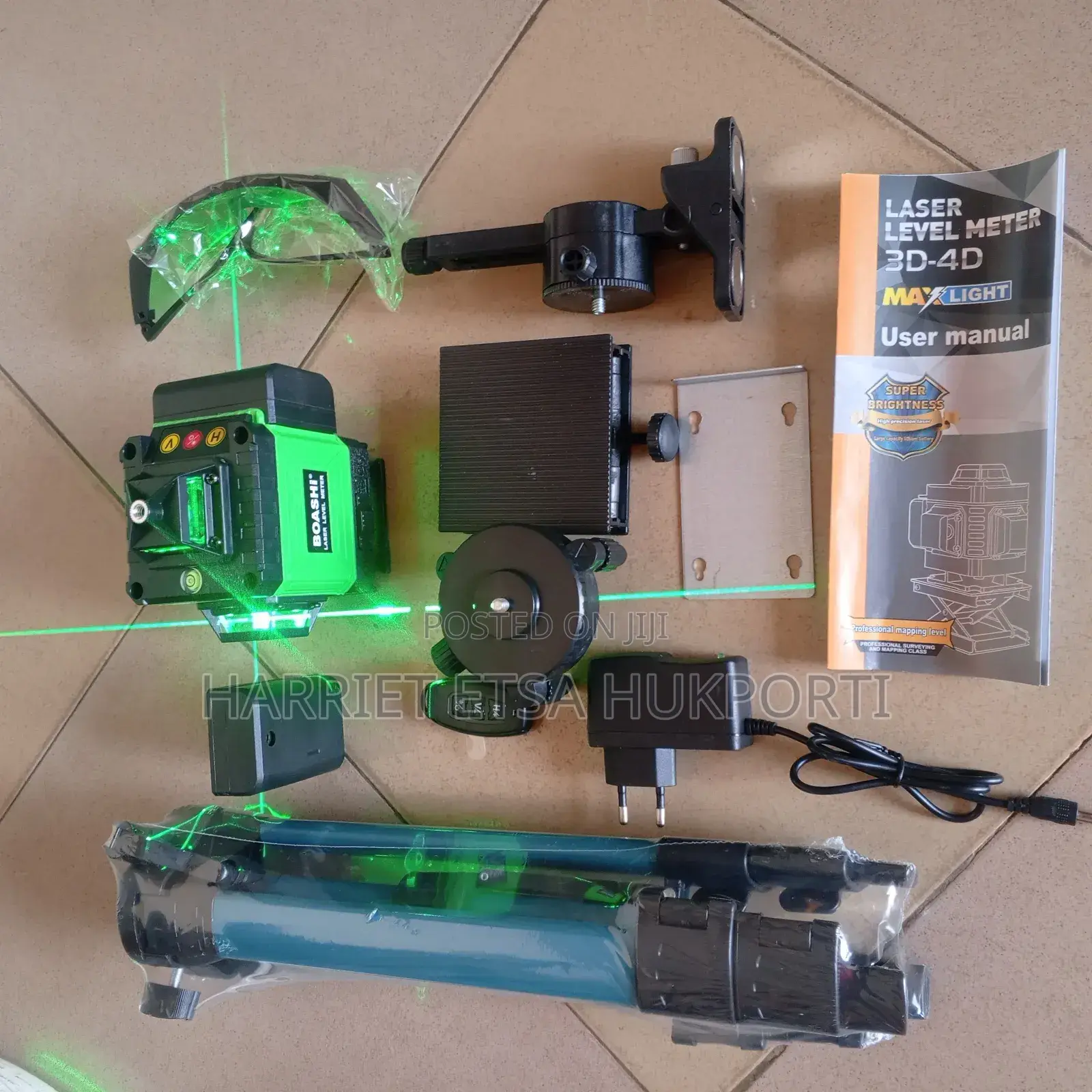 Brand New Boashi Laser Level From Italy,Two Batteries(Best Brand)