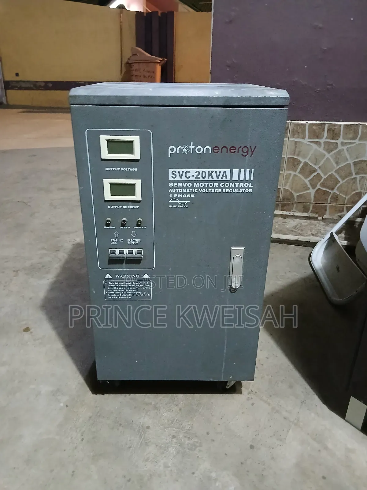 SVC -20kva I Phase Automatic Voltage Regulator