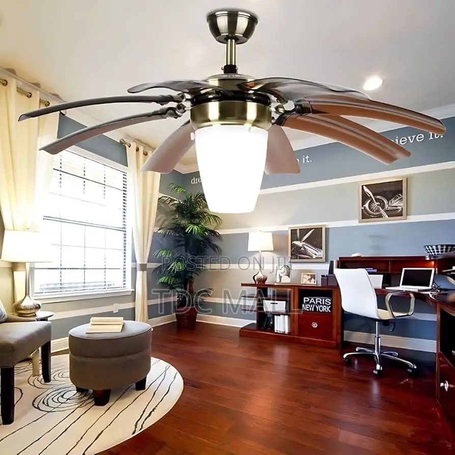 Luxury Fanlight With Remote - Automatic Wings Opens