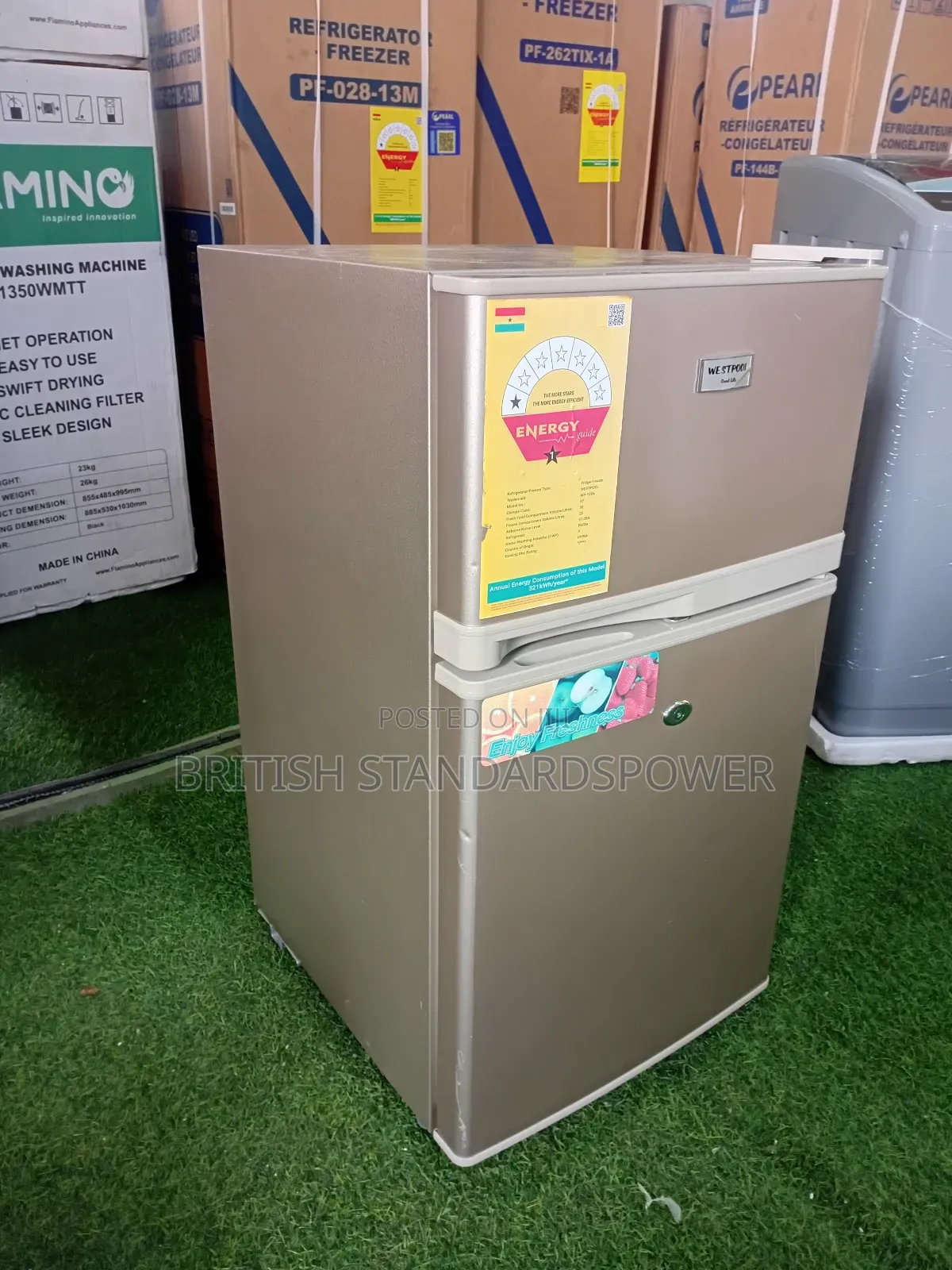 Westpool Strong Cooling 80l Westpool Double Door Table Top Fridge