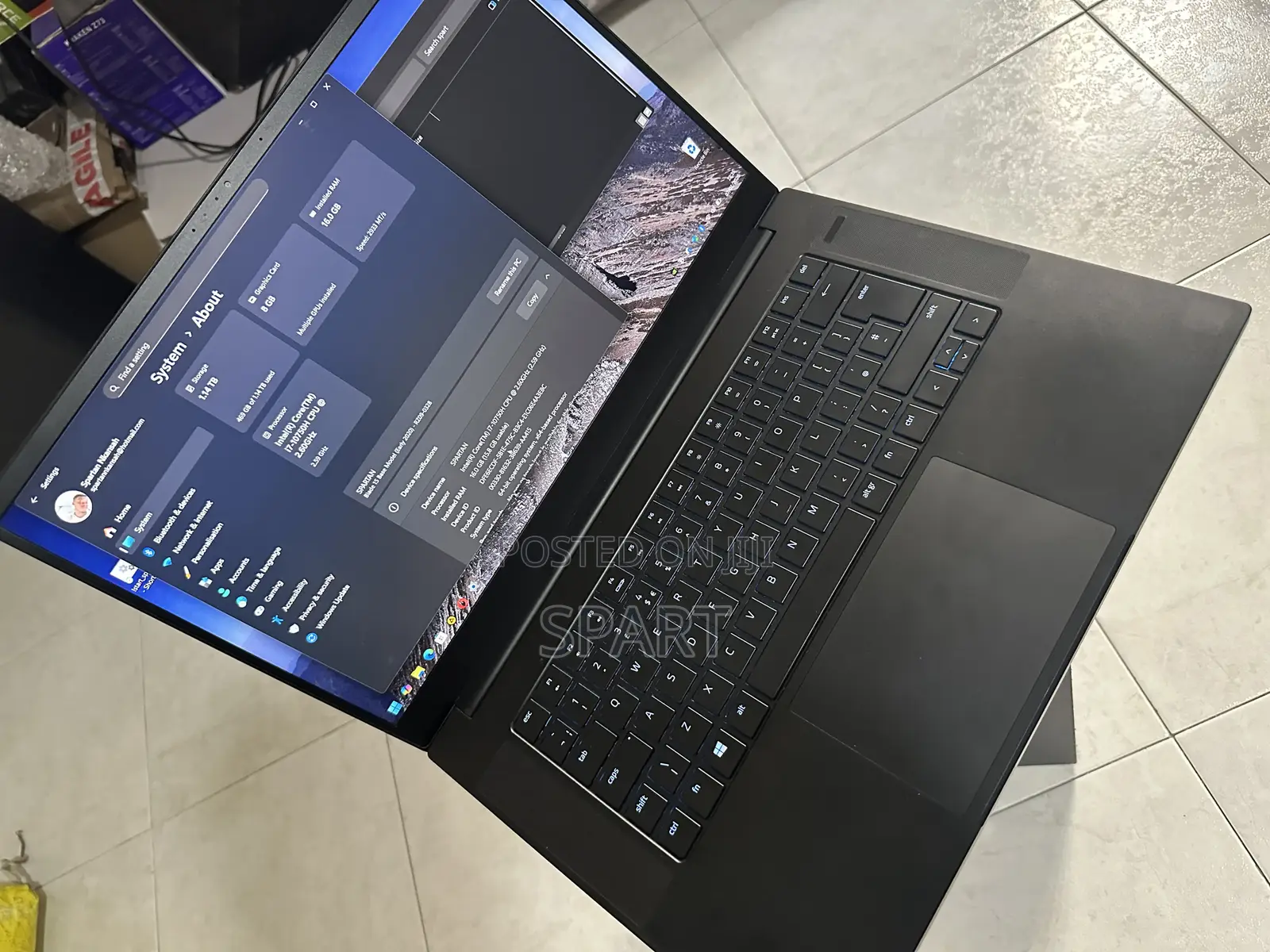 Laptop Razer Blade 16GB Intel Core I7 SSHD+SSD 1T