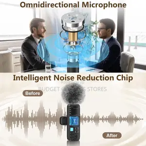 Wireless Lavalier Microphone for Android/iPhone/Camera/Computer