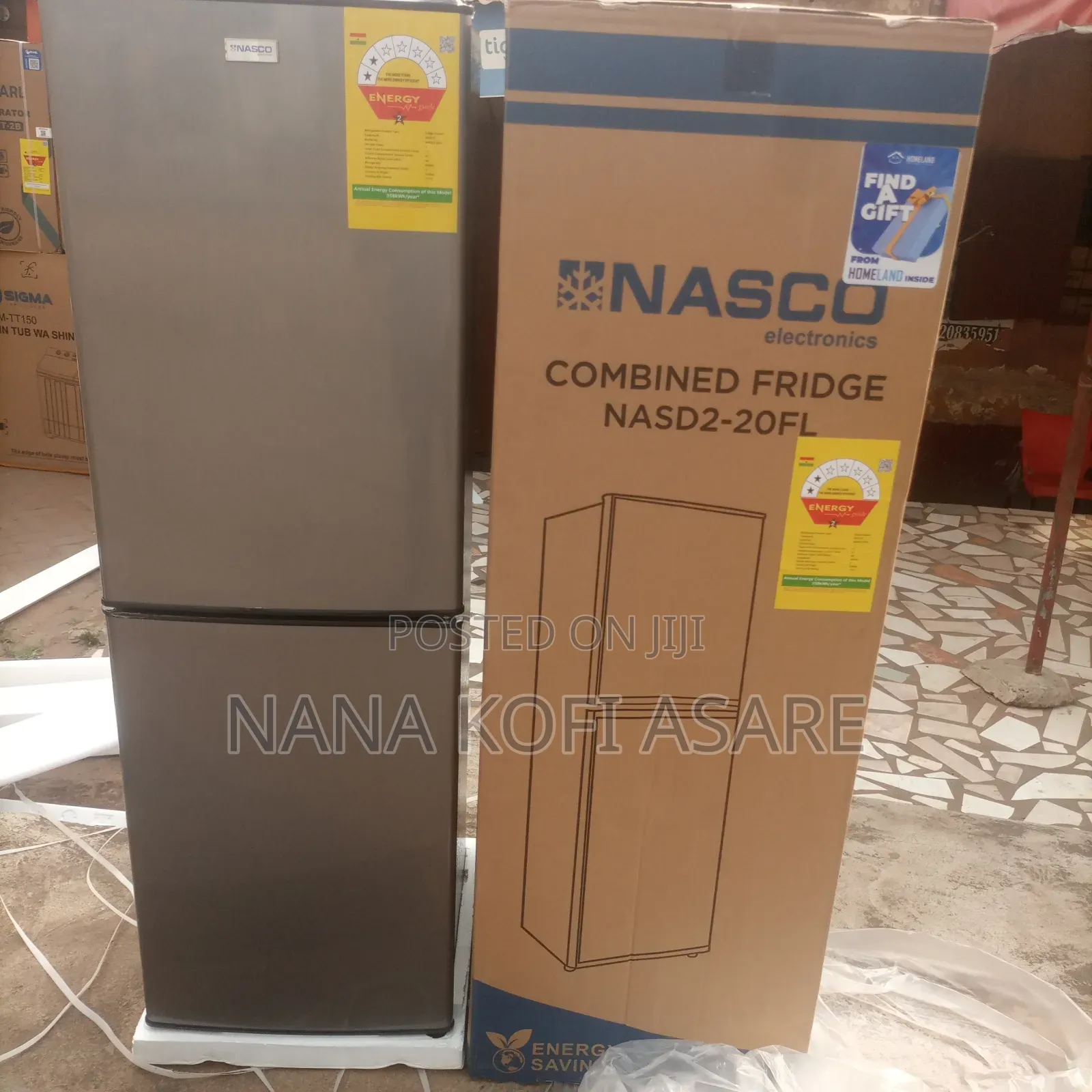 Nasco 160litres Buttom Freezer Refrigerator