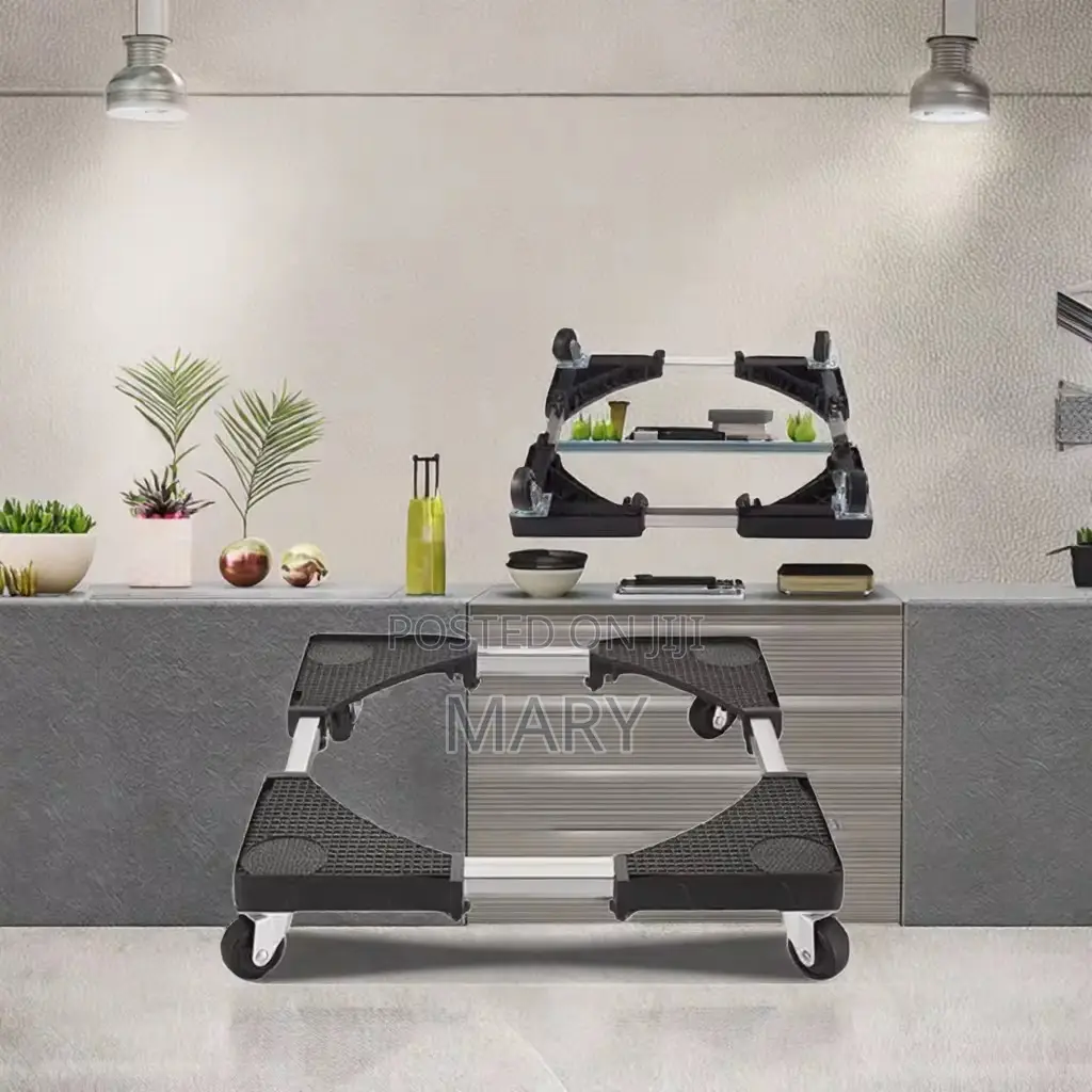 Fridge And Microwave Trolley Stand
