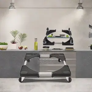 Fridge And Microwave Trolley Stand