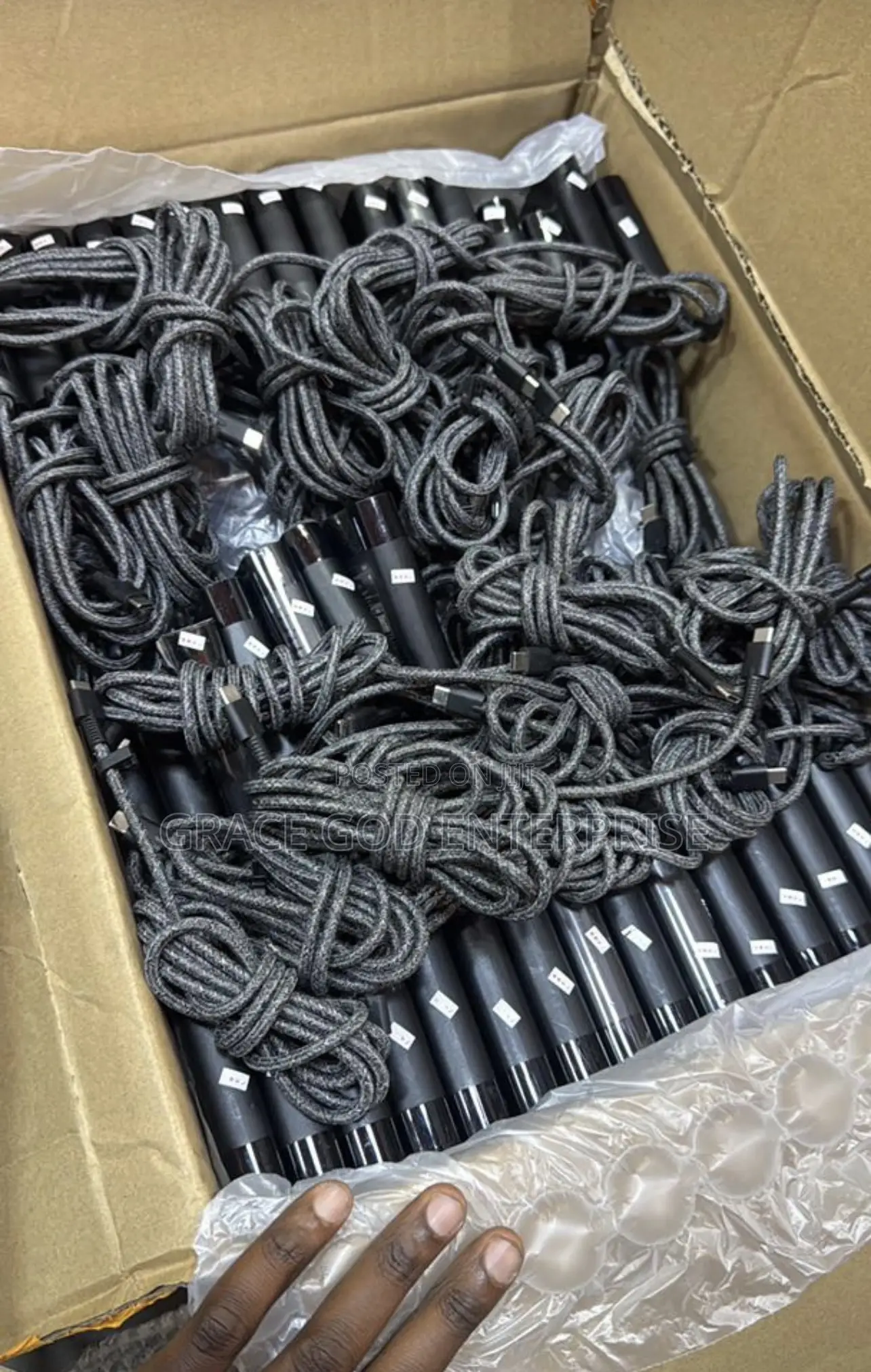 Original Hp Type C 65w Braided (Home Used)