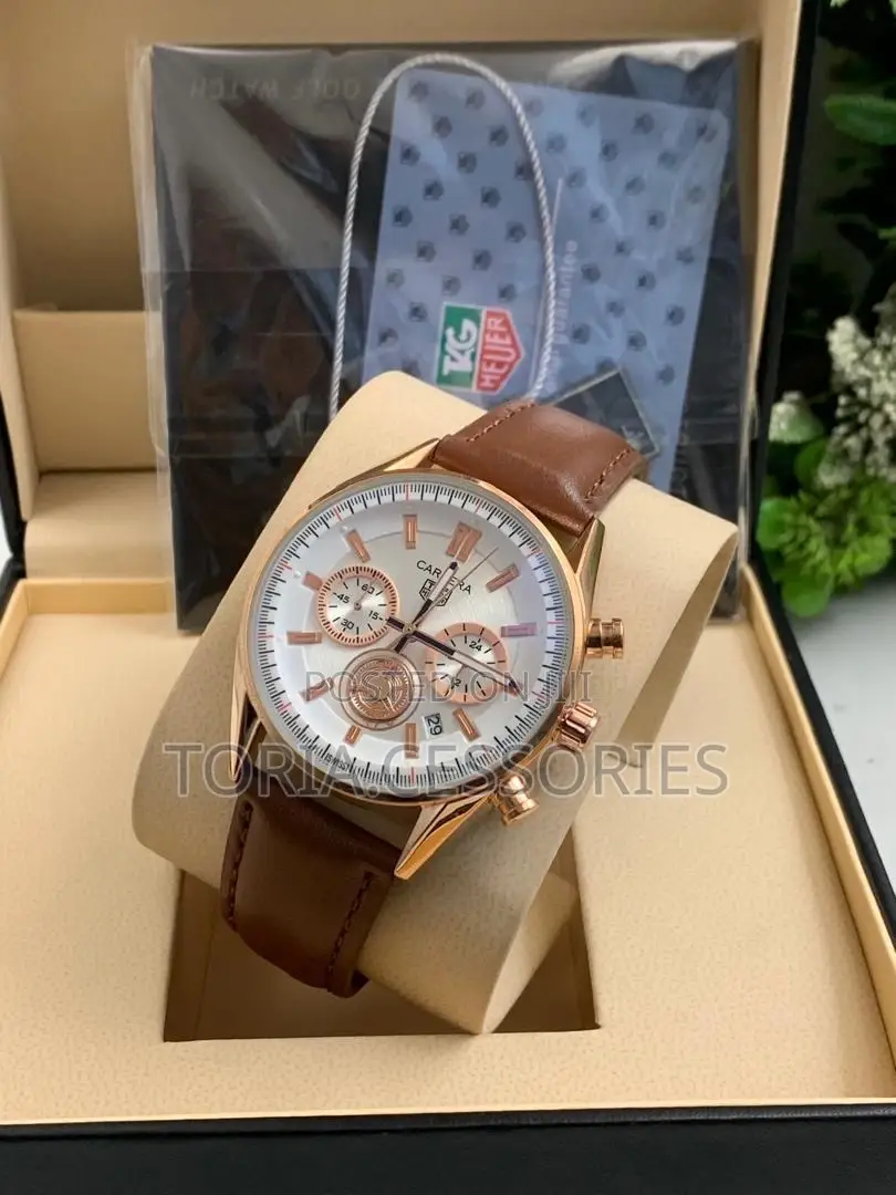 Tag Leather Watch