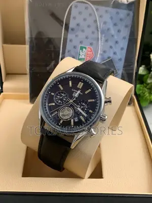Tag Leather Watch