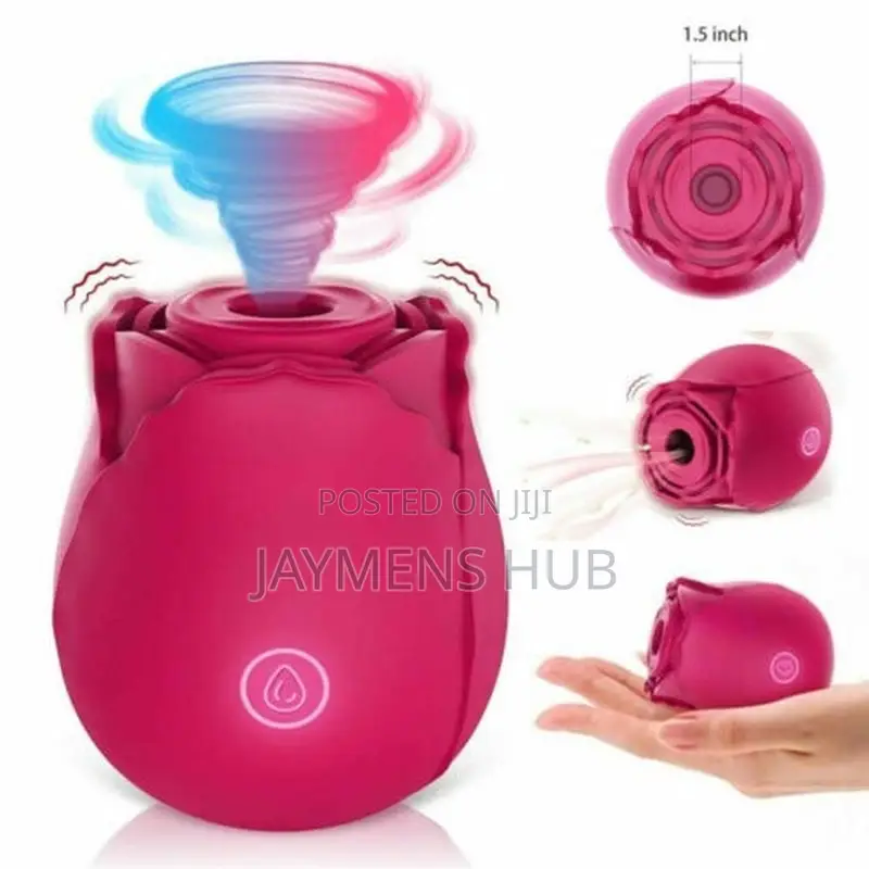 Rose Vibrating Sucking Sex Toy
