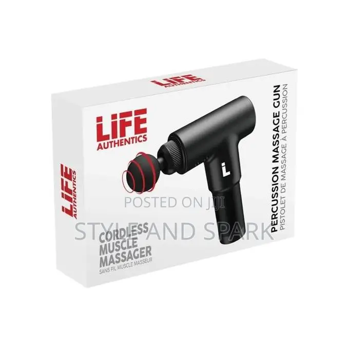 Life Authentics Percussion 4 Heads Cordless Muscles Massager Gun