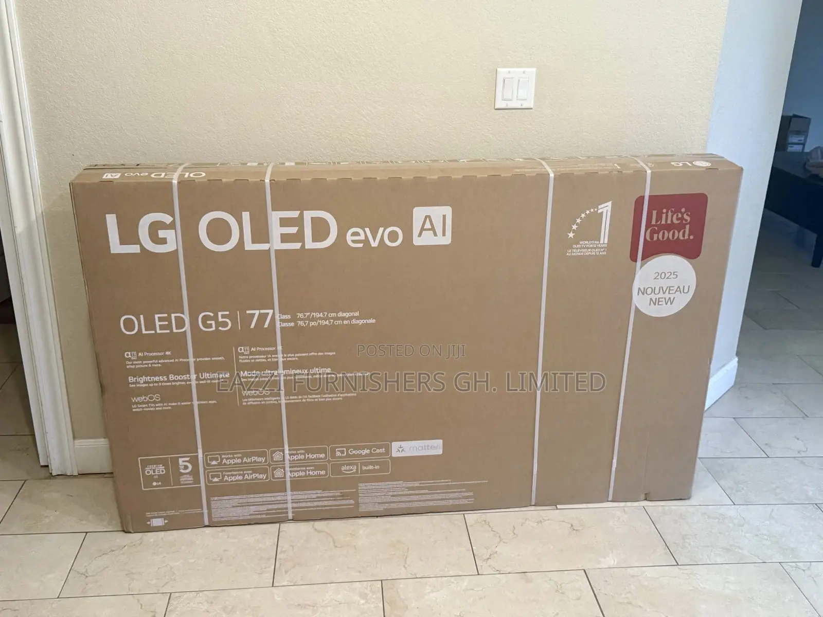 165hz Premium Oled Lg 77 Inches C5 / G5 Brightness Booster Uhd HDR Tv