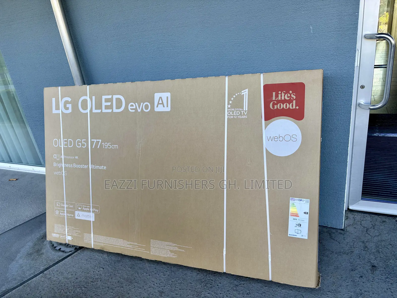 165hz Premium Oled Lg 77 Inches C5 / G5 Brightness Booster Uhd HDR Tv