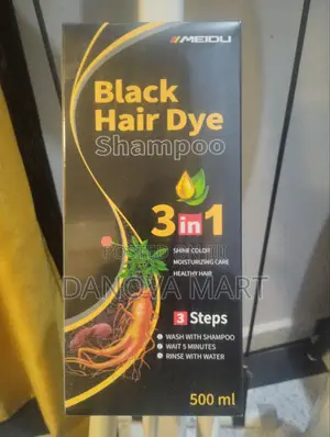 Original Black Hair Dye Shampoo 3 in 1