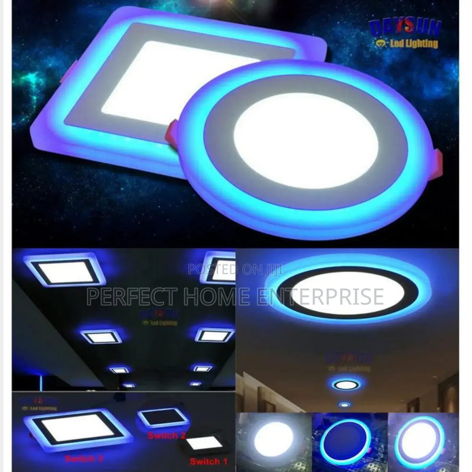 16 Colour Remote Panel Light