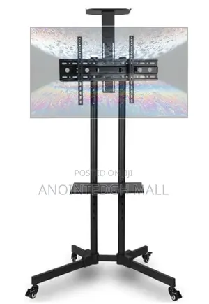 Mobile Tv Mount Stand - Black