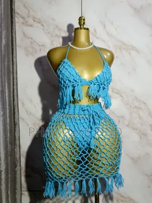 Crochet 3piece Beach Set