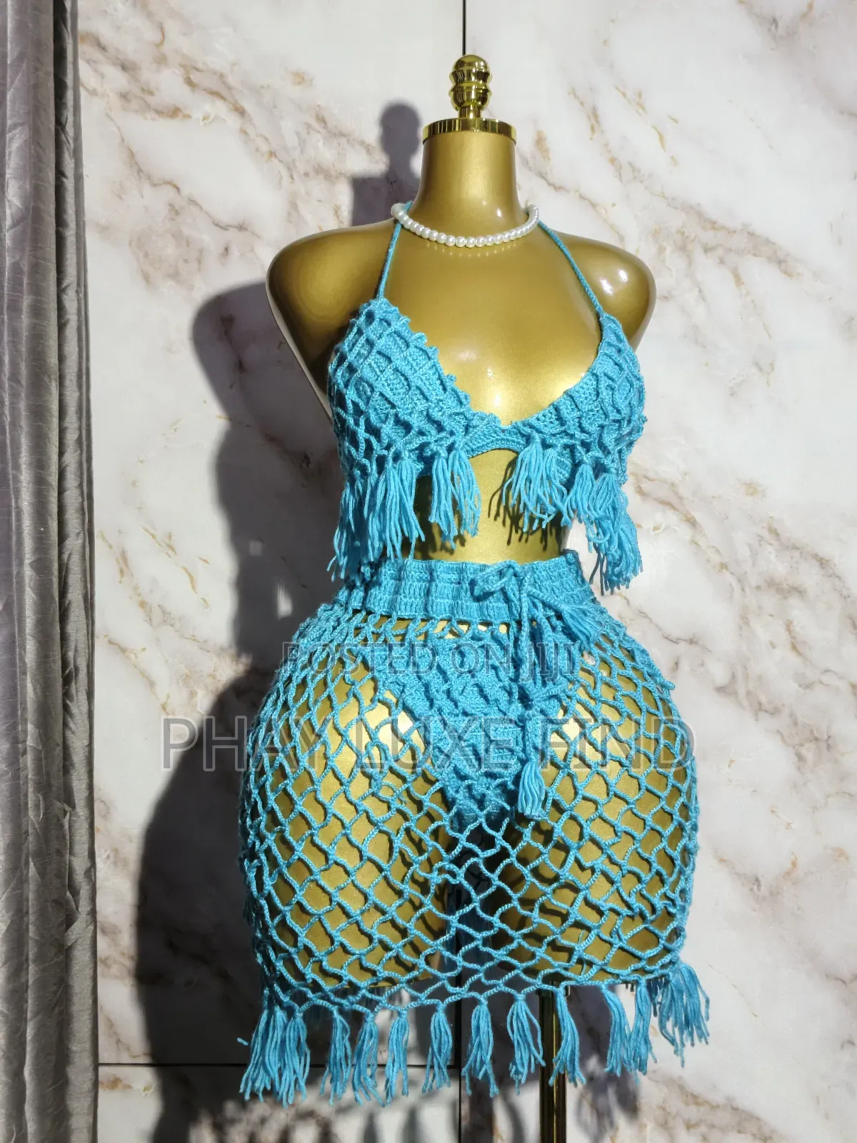 Crochet 3piece Beach Set
