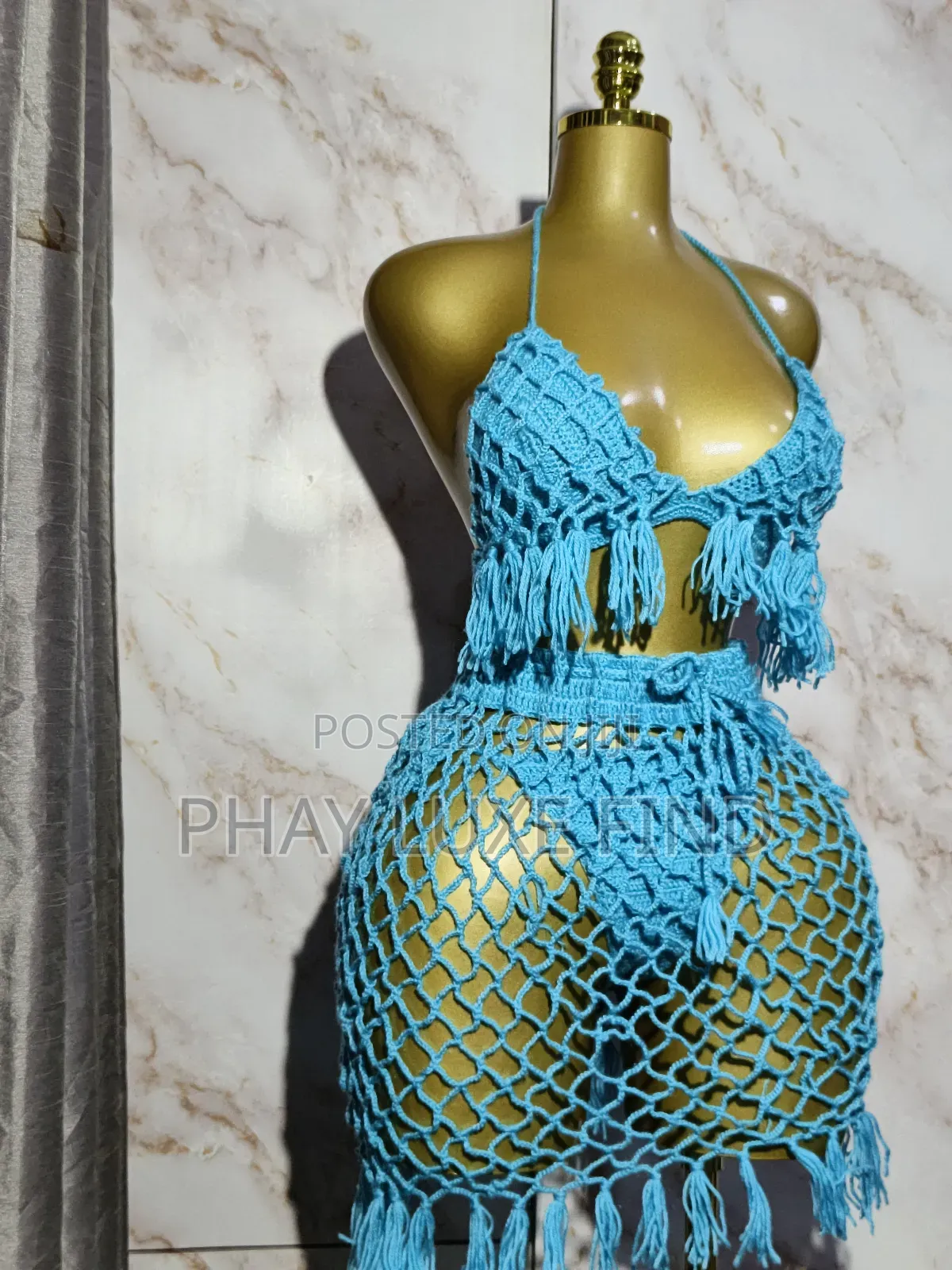 Crochet 3piece Beach Set
