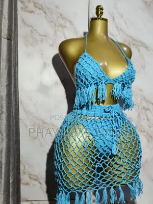 Crochet 3piece Beach Set