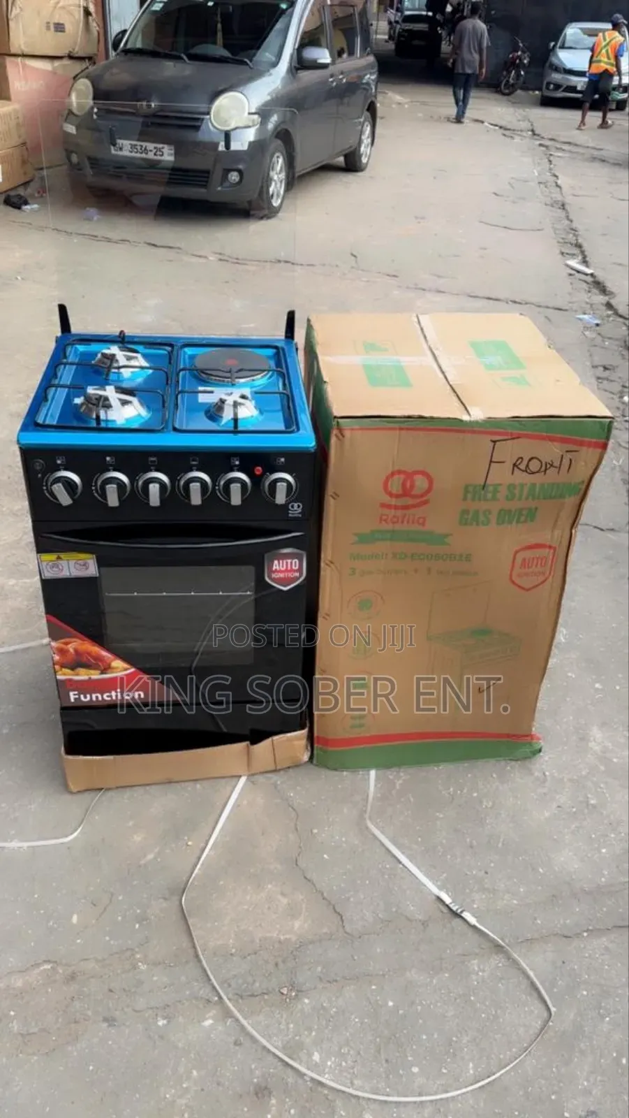 Rafiiq 1electric 3gas Auto Ignition Cooker 1,850gh