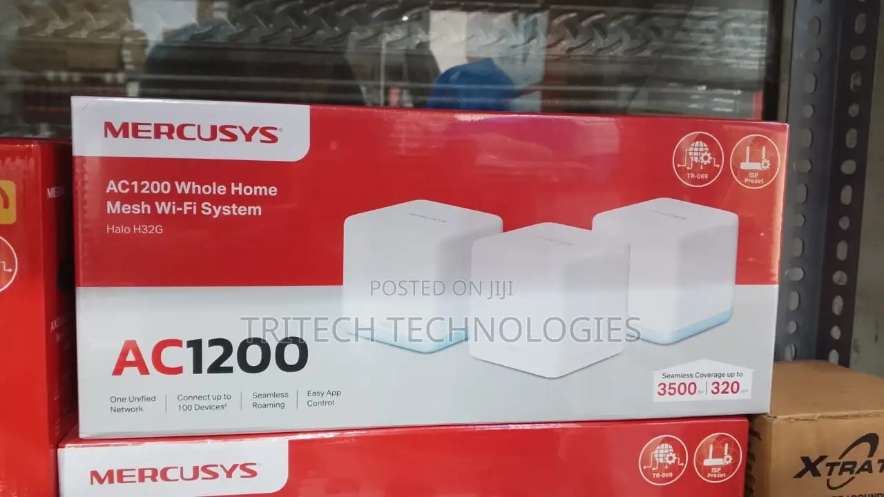 Mercusys Halo H32g 3in1 Access Point Ac1200 Whole Home Mesh Wifi
