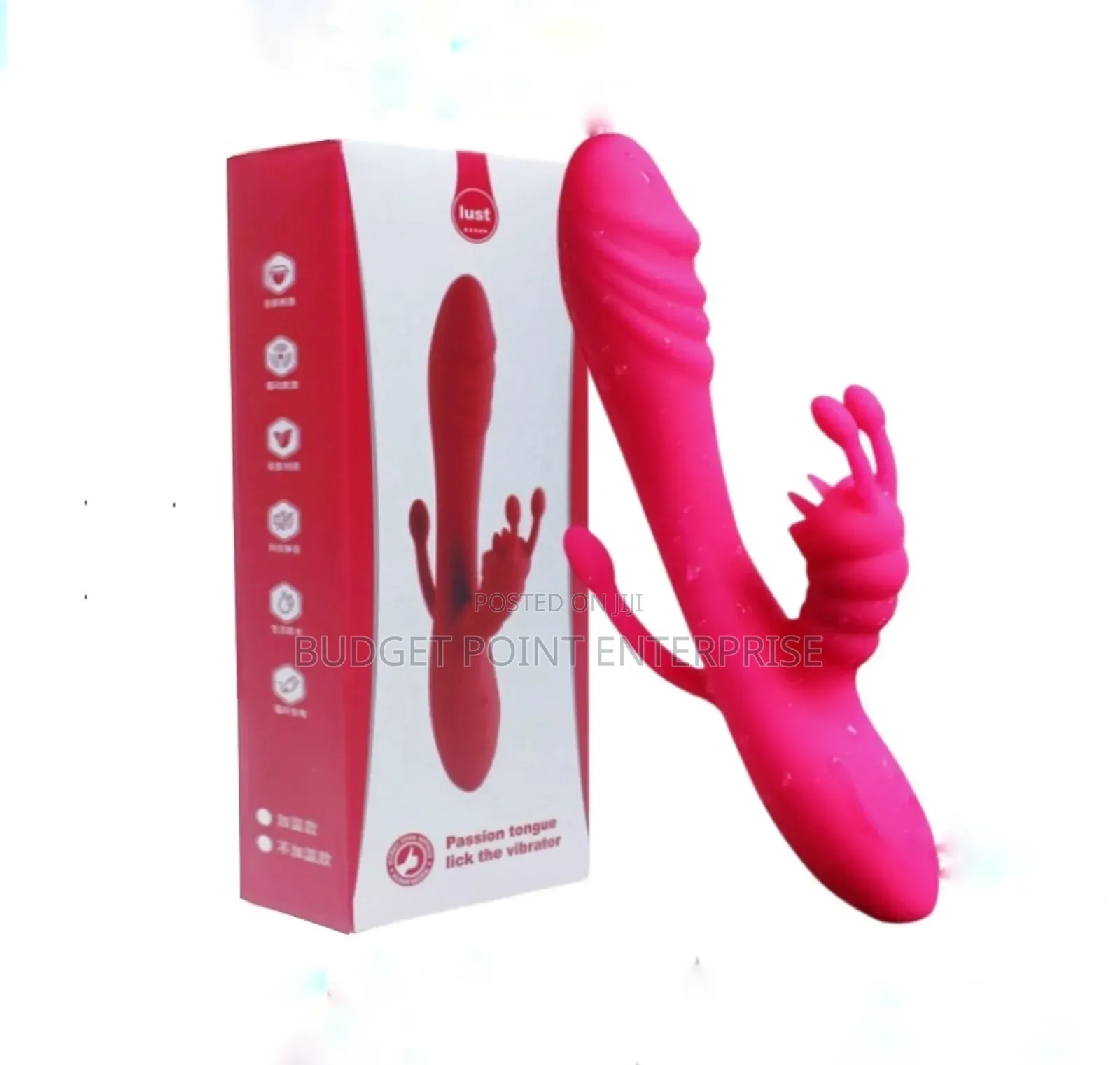 Rechargeable Multiple Orgasm 3in1 Vibrator