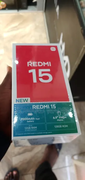 New Xiaomi Redmi 15 128 GB Black