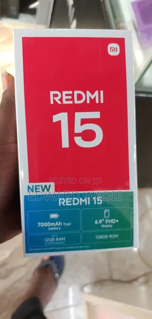 New Xiaomi Redmi 15 128 GB Black