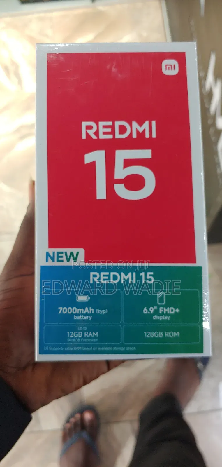 New Xiaomi Redmi 15 128 GB Black