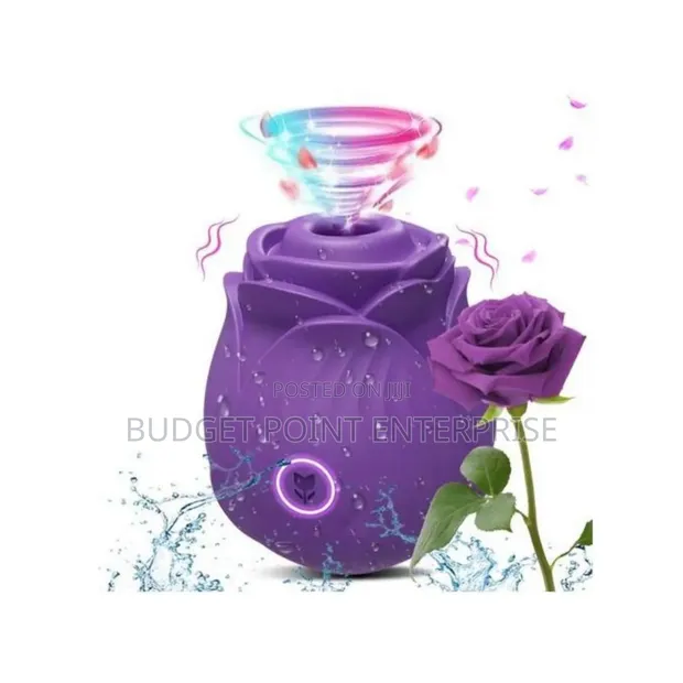 Rechargeable Rose Sucking Vibrator Adult Sex Toy for sale
