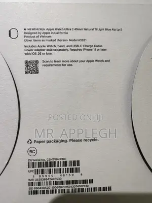 Apple Watch Ultra 3 Gps+Cellular Black
