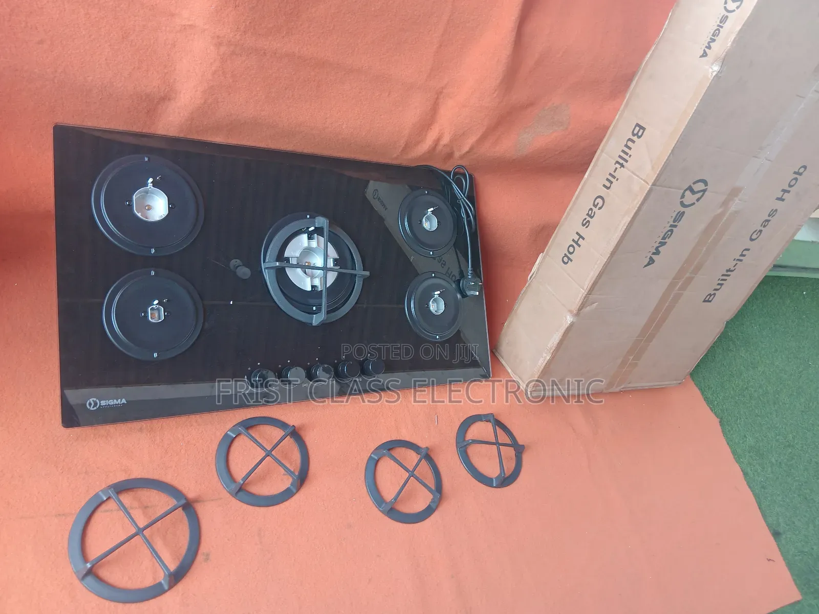Sigma Built-in Gas Hob With Heat-Resistant Toughened Glass