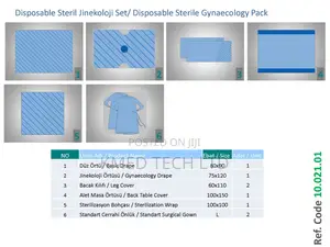 Sterile Gynaecology Lithotomy Drape Pack